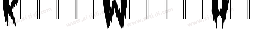 Kudry Weird Headline Font字体转换